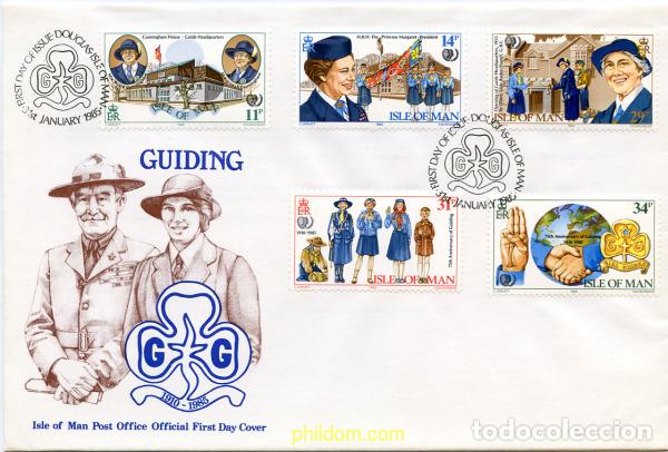 Sellos: 265364 MNH MAN 1985 75 ANIVERSARIO DEL ESCULTISMO FEMENINO