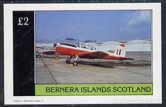 Sellos: GB LOCAL BERNERA 1982 SHEET MNH AIRPLANES AEROPLANOS PLANES AVIONES AVIACION AVIATION