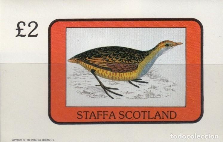 Sellos: GB LOCAL STAFFA 1982 SHEET MNH FAUNA AVES BIRDS PAJAROS OISEAUX UCCELLI PASSAROS VOGELS
