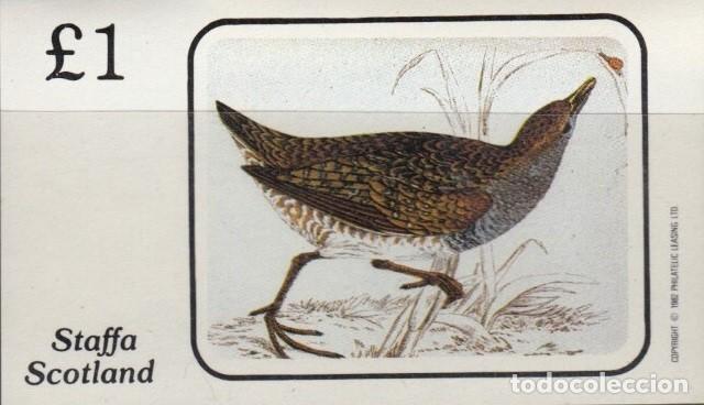 Sellos: GB LOCAL STAFFA 1982 SHEET MNH FAUNA AVES BIRDS PAJAROS OISEAUX UCCELLI PASSAROS VOGELS