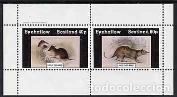 Sellos: GB LOCAL EYNHALLOW 1982 SHEET MNH FAUNA MAMIFEROS RONGEURS RODENTS ROEDORES RODITORI NAGETIERE