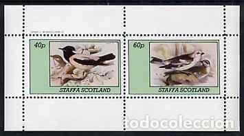 Sellos: GB LOCAL STAFFA 1982 SHEET MNH FAUNA AVES BIRDS PAJAROS OISEAUX UCCELLI PASSAROS VOGELS