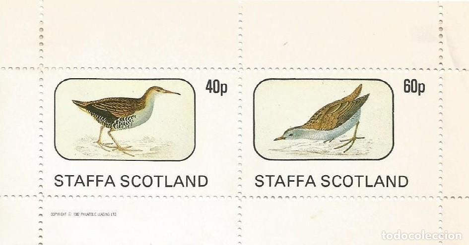 Sellos: GB LOCAL STAFFA 1982 SHEET MNH FAUNA AVES BIRDS PAJAROS OISEAUX UCCELLI PASSAROS VOGELS