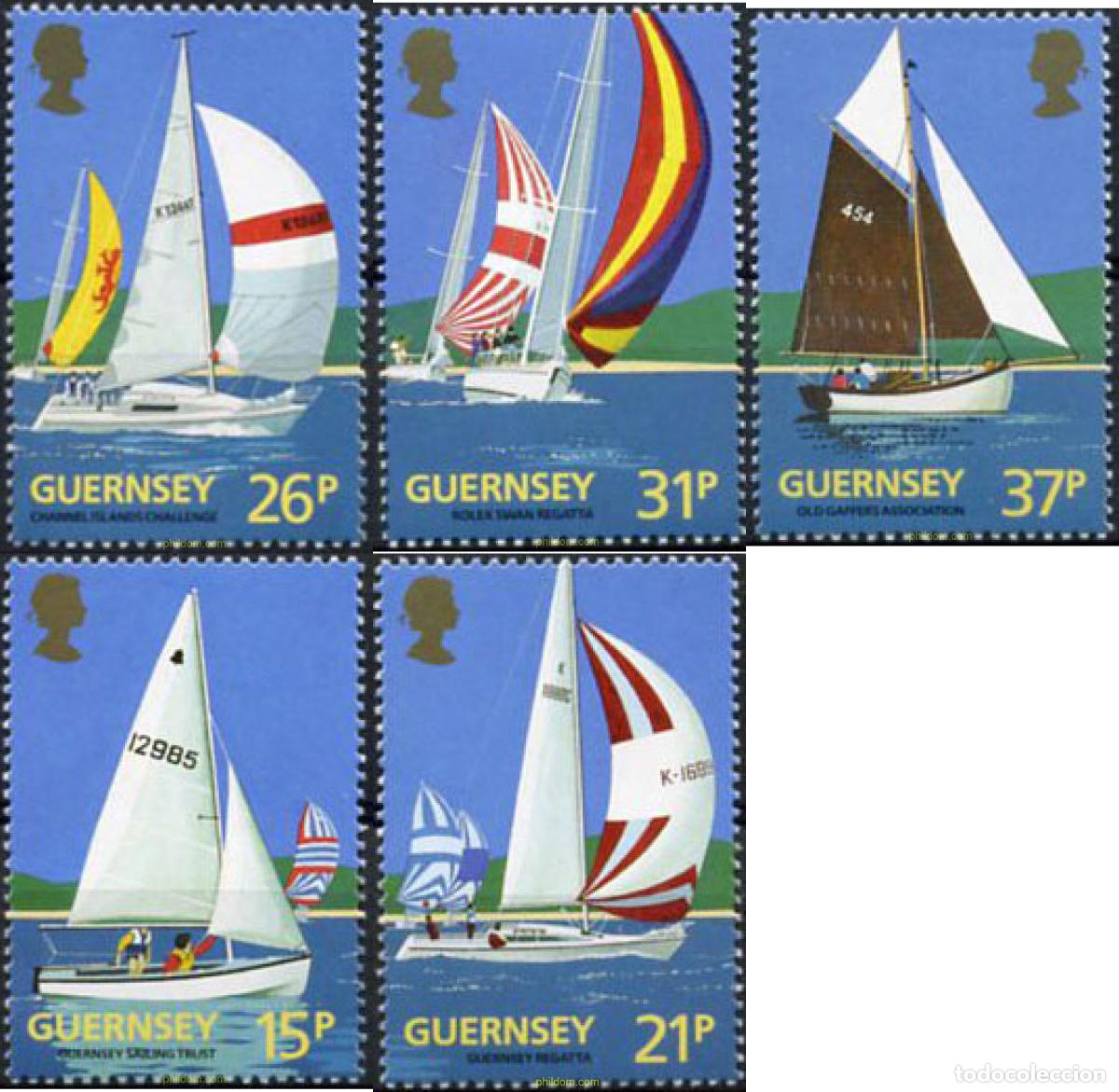 Sellos: 166989 MNH GUERNSEY 1991 CENTENARIO DEL YACHT-CLUB