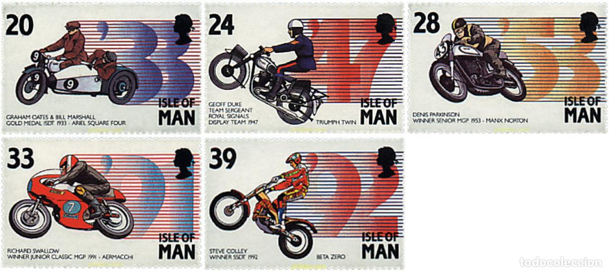 Sellos: 41627 MNH MAN 1993 MOTOCICLISMO