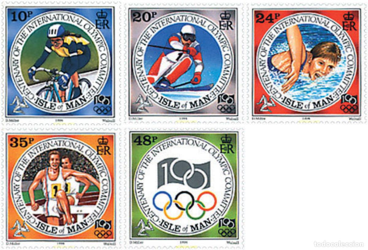 Sellos: 66417 MNH MAN 1994 CENTENARIO DEL COMITE OLIMPICO INTERNACIONAL