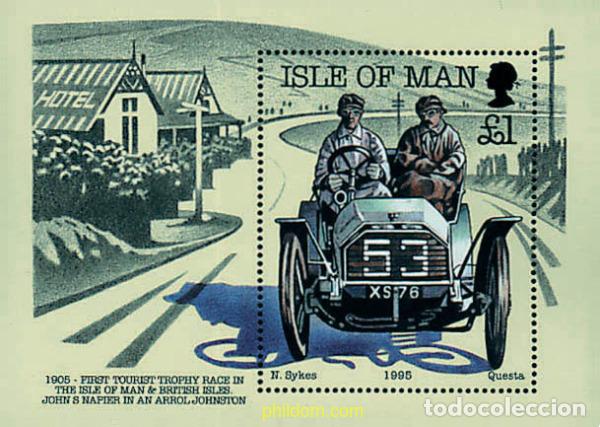 Sellos: 41694 MNH MAN 1995 90 ANIVERSARIO DEL TROFEO AUTOMOVILISTICO TURISTICO DE MAN