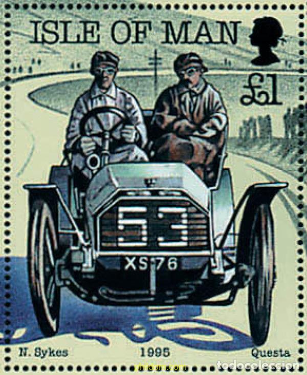 Sellos: 169410 MNH MAN 1995 90 ANIVERSARIO DEL TROFEO AUTOMOVILISTICO TURISTICO DE MAN