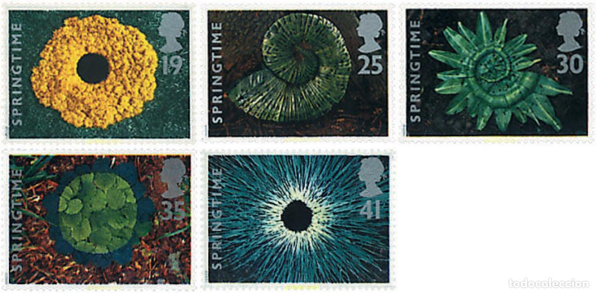 Sellos: 91242 MNH GRAN BRETA&Ntilde;A 1995 PRIMAVERA. ESCULTURAS