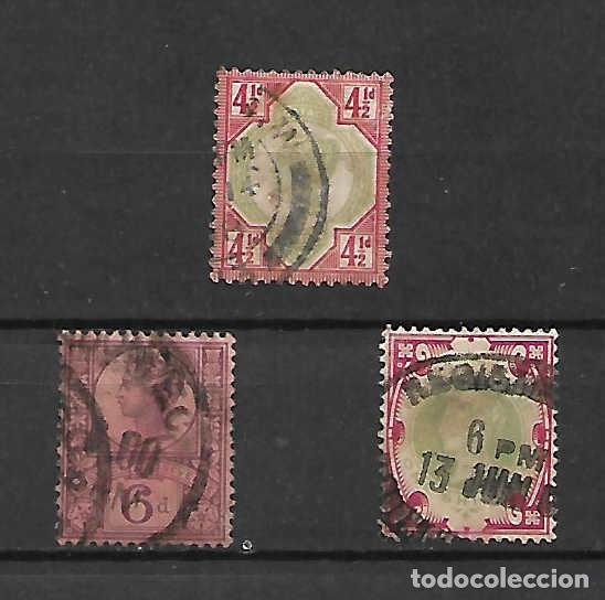 Sellos: Reina Victoria. CL&Aacute;SICOS, Gran Breta&ntilde;a. sellos a&ntilde;os 1887/1900 Yvert 275 &euro;