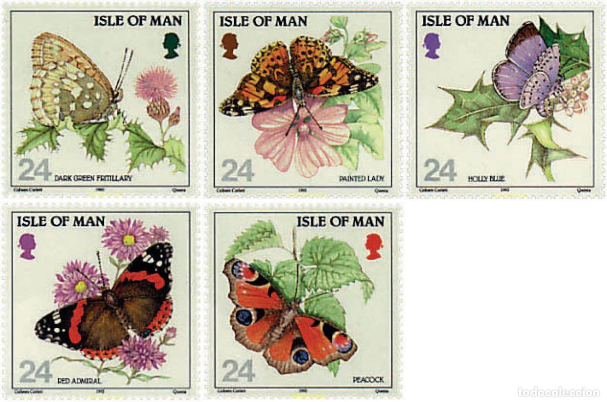 Sellos: 95389 MNH MAN 1993 MARIPOSAS