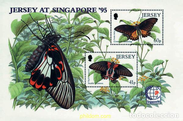 Sellos: 94915 MNH JERSEY 1995 MARIPOSAS