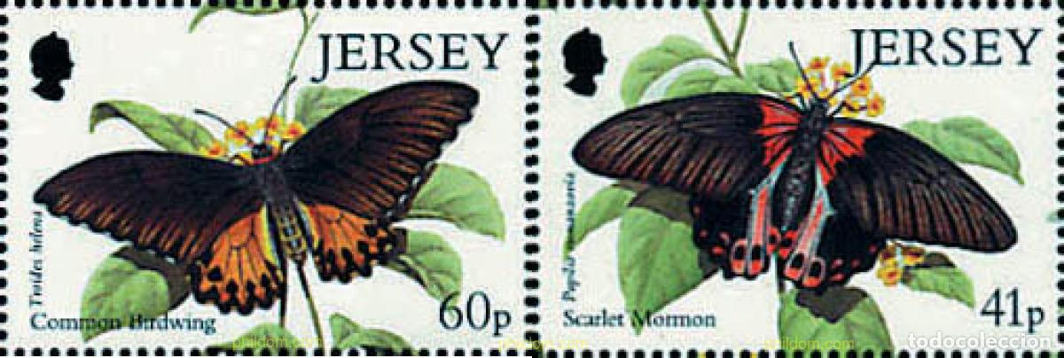 Sellos: 168266 MNH JERSEY 1995 MARIPOSAS