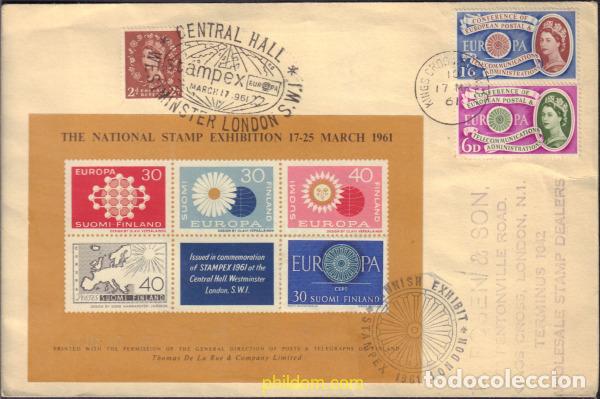 Sellos: 600908 MNH GRAN BRETA&Ntilde;A 1960 EUROPA CEPT. RUEDA CON 19 RADIOS
