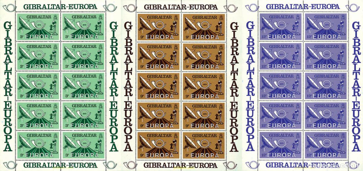Stamps: 8908 MNH GIBRALTAR 1979 EUROPA CEPT. COMUNICACIONES