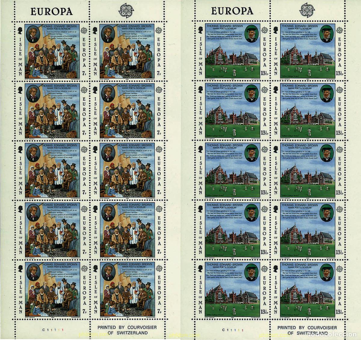 Selos: 222065 MNH MAN 1980 EUROPA CEPT. GENTE FAMOSA