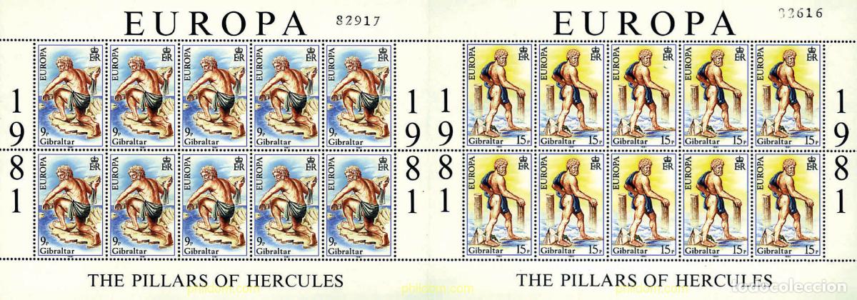 Sellos: 8924 MNH GIBRALTAR 1981 EUROPA CEPT. FOLCLORE