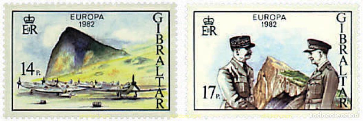 Sellos: 83997 MNH GIBRALTAR 1982 EUROPA CEPT. HISTORIA