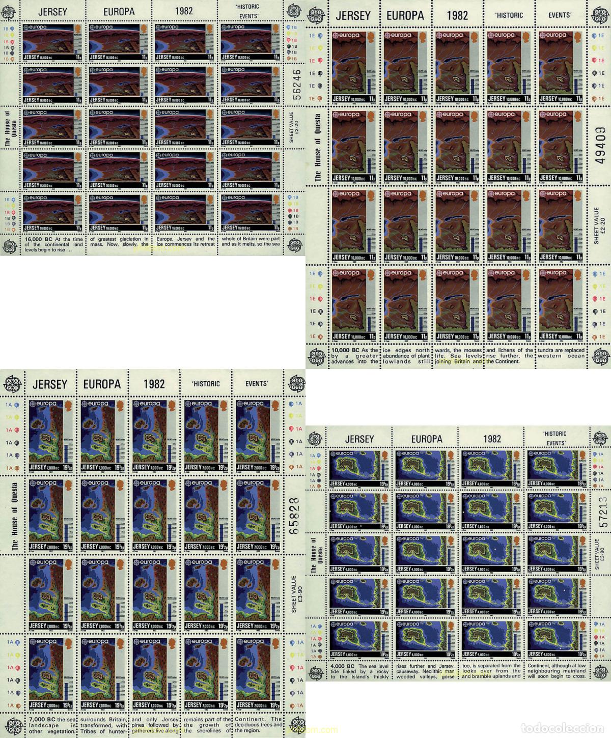 Stamps: 8933 MNH JERSEY 1982 EUROPA CEPT. HISTORIA