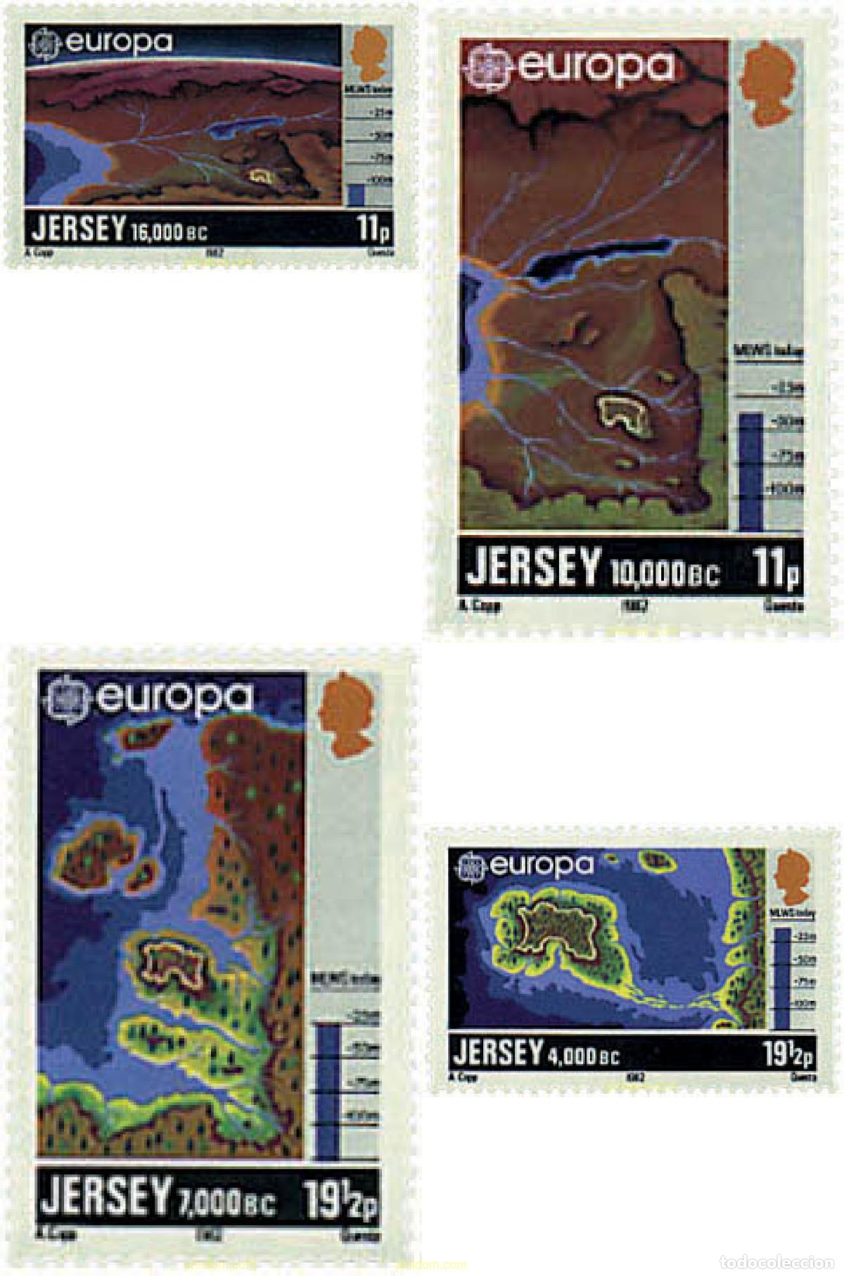 Stamps: 62494 MNH JERSEY 1982 EUROPA CEPT. HISTORIA