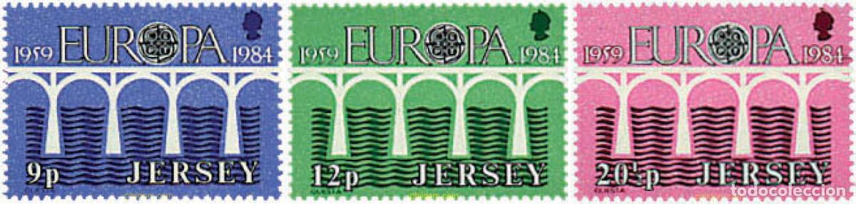 Sellos: 62570 MNH JERSEY 1984 EUROPA CEPT. 25 ANIVERSARIO DE LA CEPT