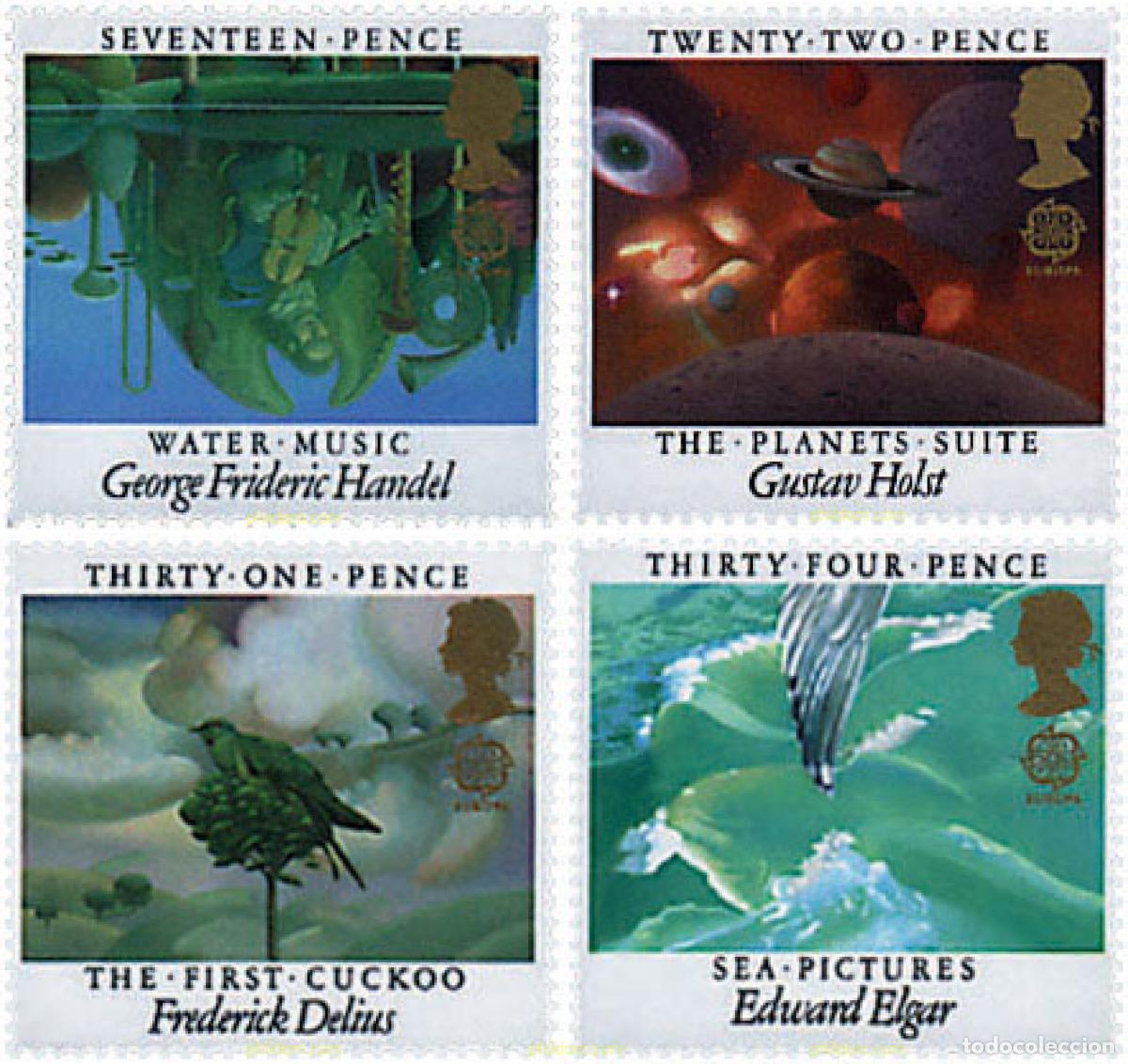 Sellos: 62590 MNH GRAN BRETA&Ntilde;A 1985 EUROPA CEPT. A&Ntilde;O EUROPEO DE LA MUSICA