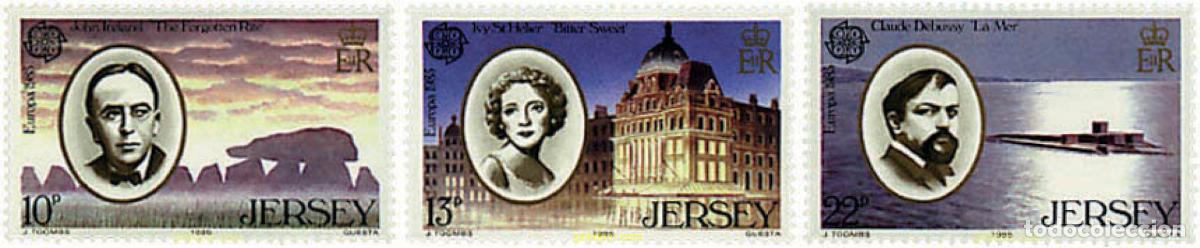 Timbres: 62597 MNH JERSEY 1985 EUROPA CEPT. A&Ntilde;O EUROPEO DE LA MUSICA