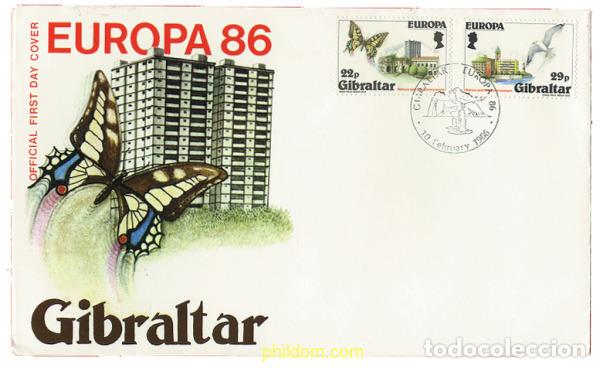 Sellos: 22952 MNH GIBRALTAR 1986 EUROPA CEPT. PATRIMONIO ARTISTICO Y NATURAL