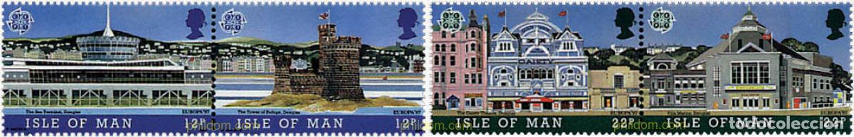 Sellos: 5601 MNH MAN 1987 EUROPA CEPT. ARQUITECTURA MODERNA