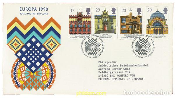 Sellos: 24225 MNH GRAN BRETA&Ntilde;A 1990 EUROPA CEPT