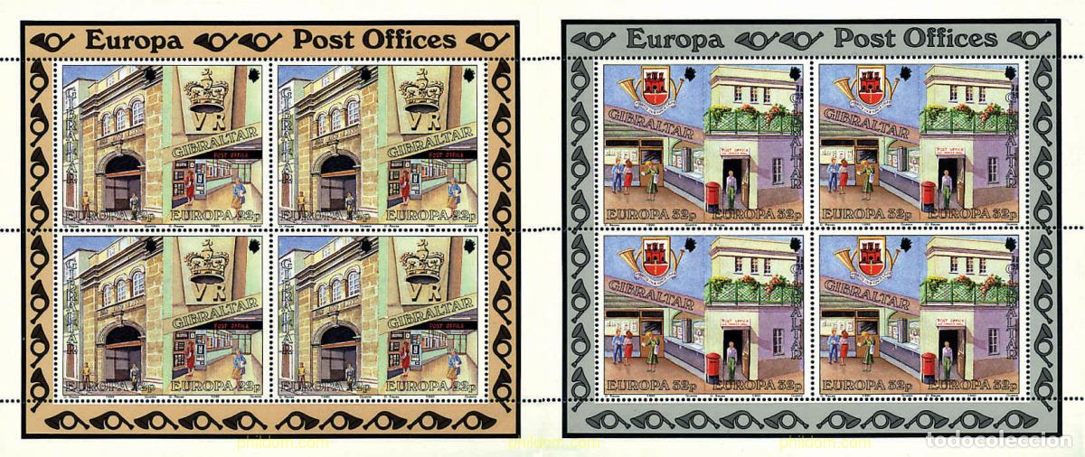 Sellos: 8999 MNH GIBRALTAR 1990 EUROPA CEPT. OFICINAS POSTALES