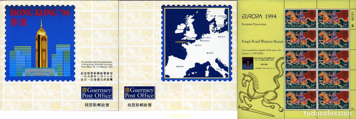 Sellos: 12564 MNH GUERNSEY 1994 EUROPA CEPT. GRANDES DESCUBRIMIENTOS