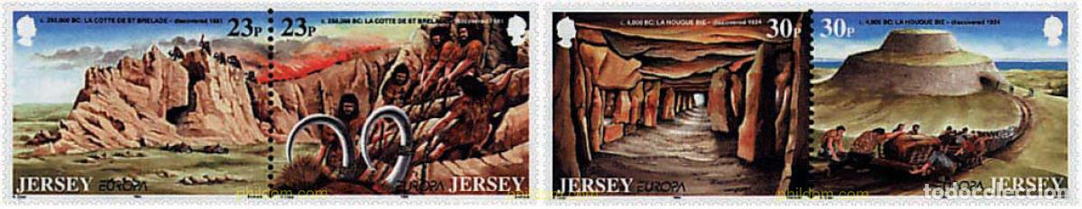 Sellos: 5552 MNH JERSEY 1994 EUROPA CEPT. GRANDES DESCUBRIMIENTOS