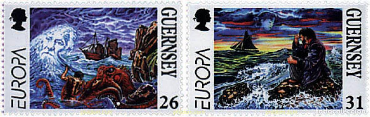 Sellos: 65441 MNH GUERNSEY 1997 EUROPA CEPT. CUENTOS Y LEYENDAS