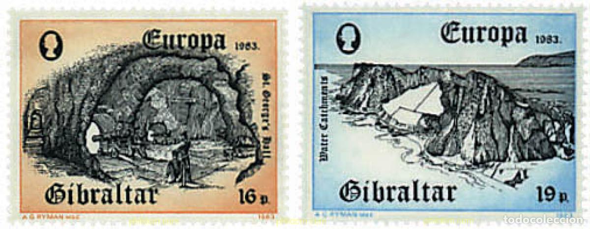 Sellos: 83423 MNH GIBRALTAR 1983 EUROPA CEPT. GRANDES OBRAS DE LA HUMANIDAD