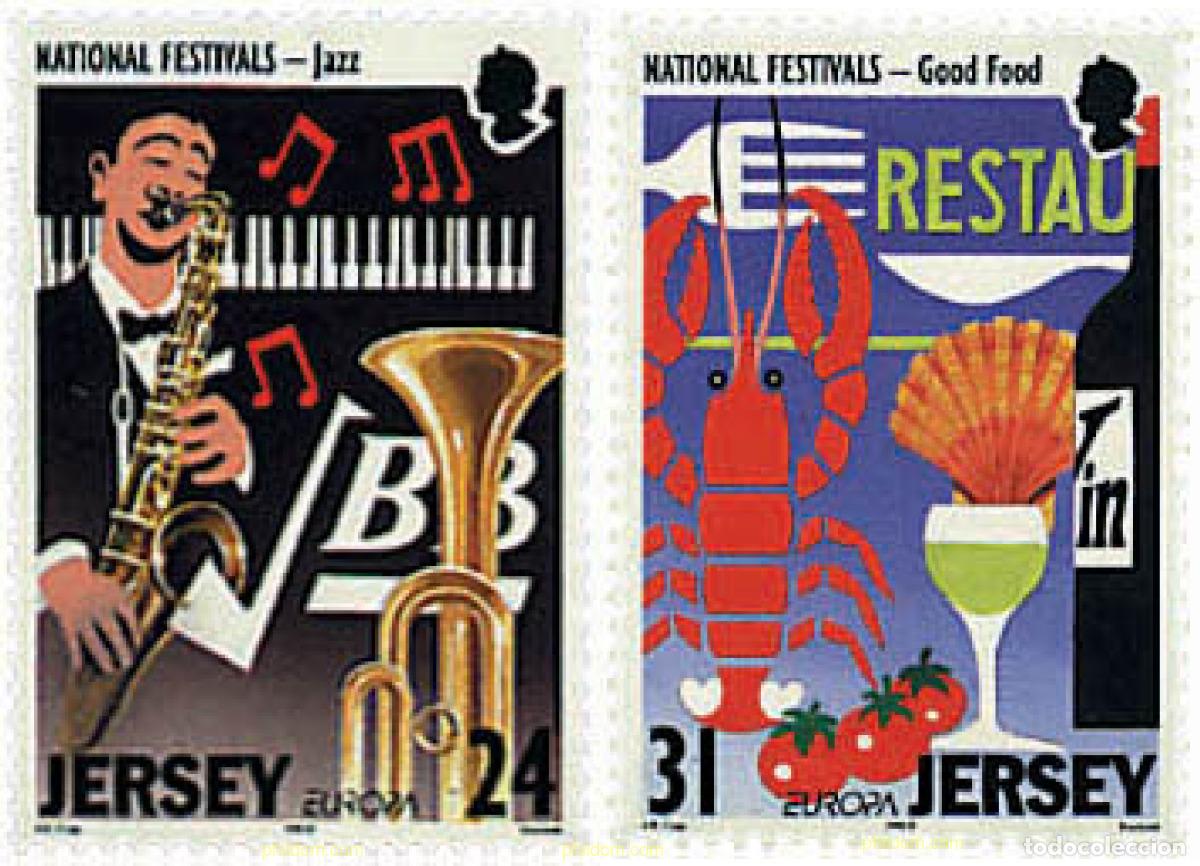 Sellos: 217632 MNH JERSEY 1998 EUROPA CEPT. FESTIVALES Y FIESTAS NACIONALES