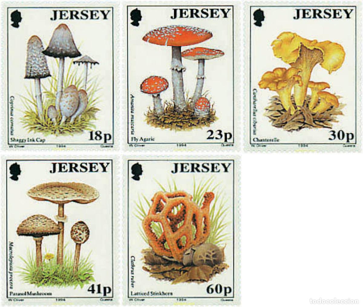 Sellos: 35052 MNH JERSEY 1994 SETAS DE JERSEY