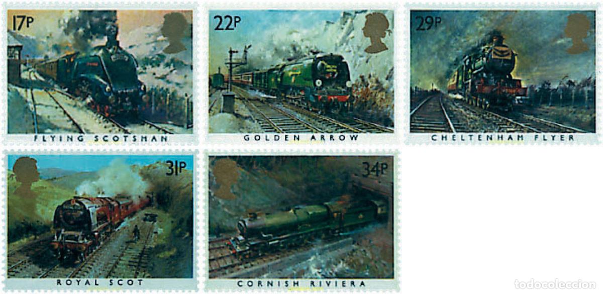 Sellos: 59804 MNH GRAN BRETA&Ntilde;A 1985 150 ANIVERSARIO DE LA GREAT WESTERN RAILWAY COMPANY