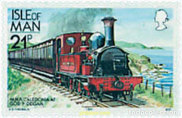 Sellos: 224955 MNH MAN 1991 TRENES Y TRANVIAS