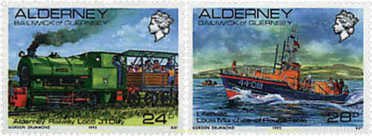 Sellos: 56130 MNH ALDERNEY 1993 VISTAS DE ALDERNEY