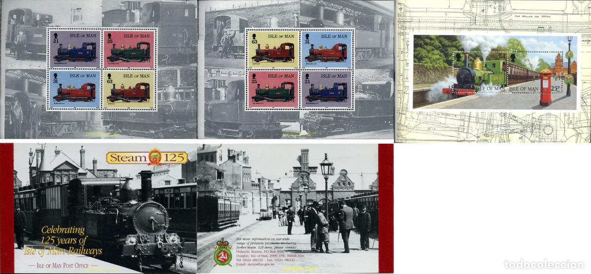 Sellos: 2711 MNH MAN 1998 125 ANIVERSARIO DEL FERROCARRIL EN MAN