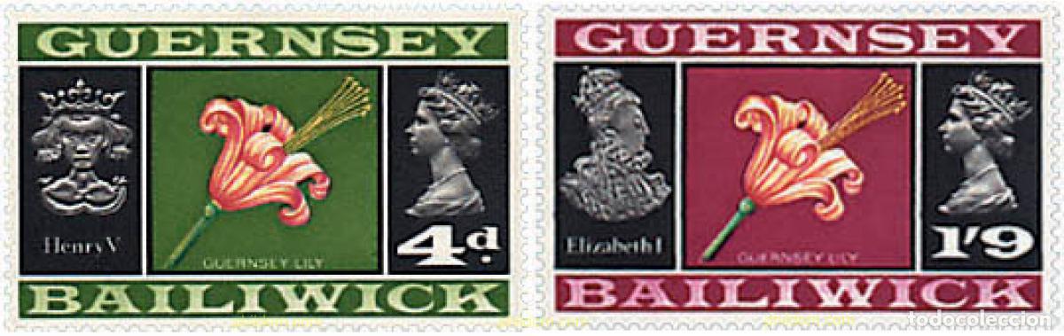 Sellos: 338661 HINGED GUERNSEY 1969 MOTIVOS VARIOS