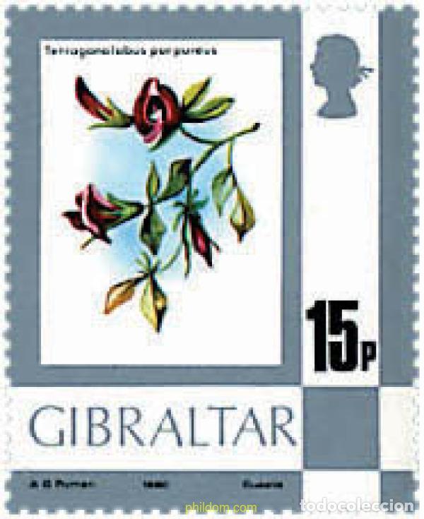 Sellos: 91200 MNH GIBRALTAR 1980 FAUNA Y FLORA