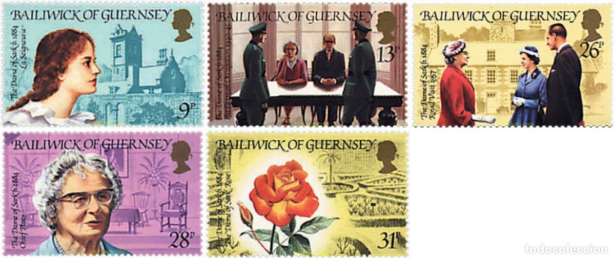 Sellos: 91748 MNH GUERNSEY 1984 CENTENARIO DEL NACIMIENTO DE SIBYL HATHAWAY