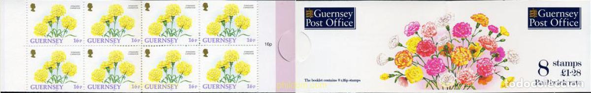 Sellos: 213043 MNH GUERNSEY 1992 FLORES DE GUERNSEY