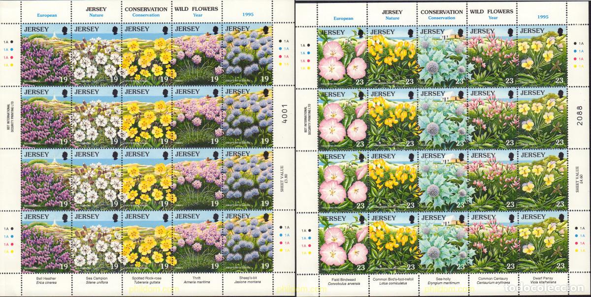 Sellos: 184926 MNH JERSEY 1995 FLORES DE LAS DUNAS