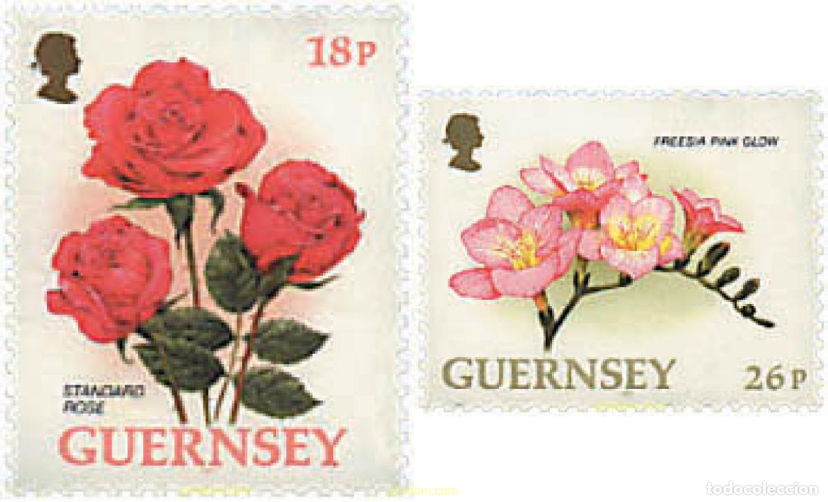 Sellos: 91778 MNH GUERNSEY 1997 FLORES