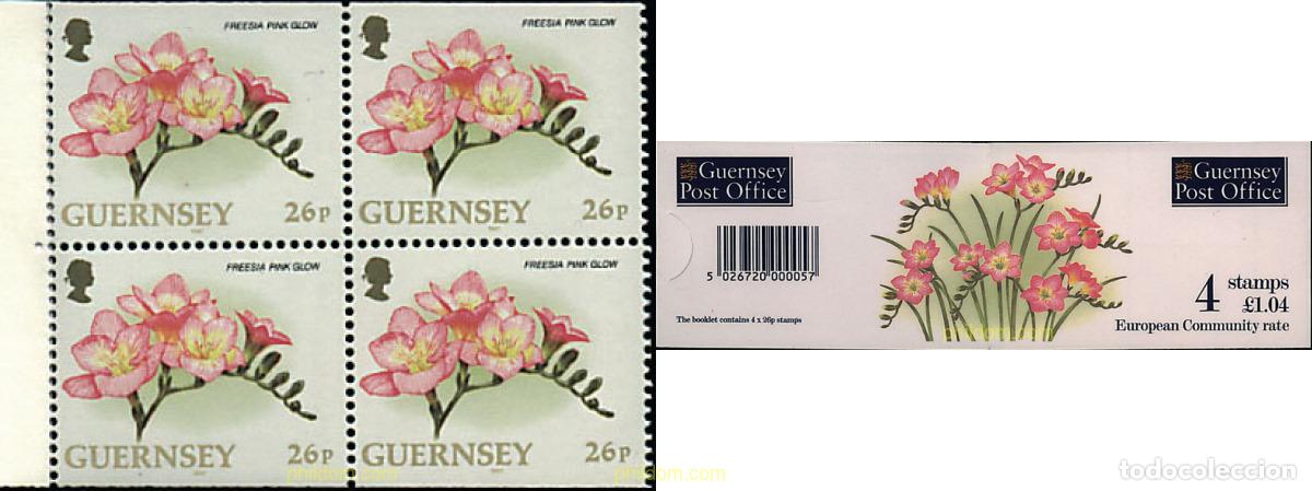 Sellos: 321583 MNH GUERNSEY 1997 FLORES