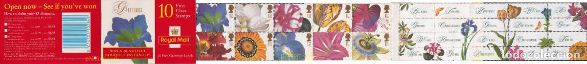Sellos: 3551 MNH GRAN BRETA&Ntilde;A 1997 FLORES