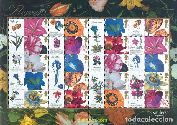 Sellos: 23040 MNH GRAN BRETA&Ntilde;A 1997 FLORES